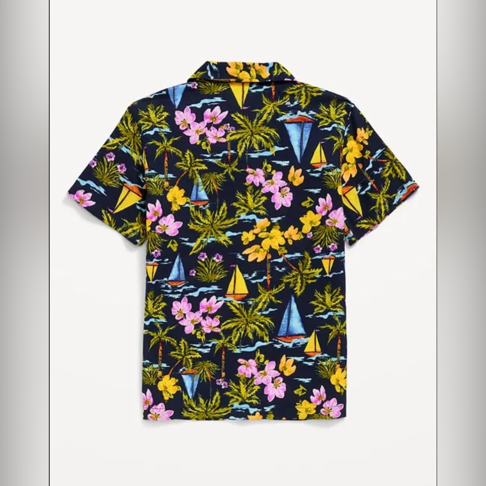 Old Navy Sailboat Camp Shirt and Matching Bathing Suit